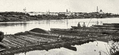  Сплав леса по реке