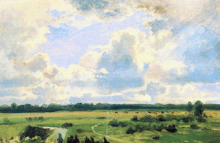 Шишкин И. И. Облачный день. Холст, масло.