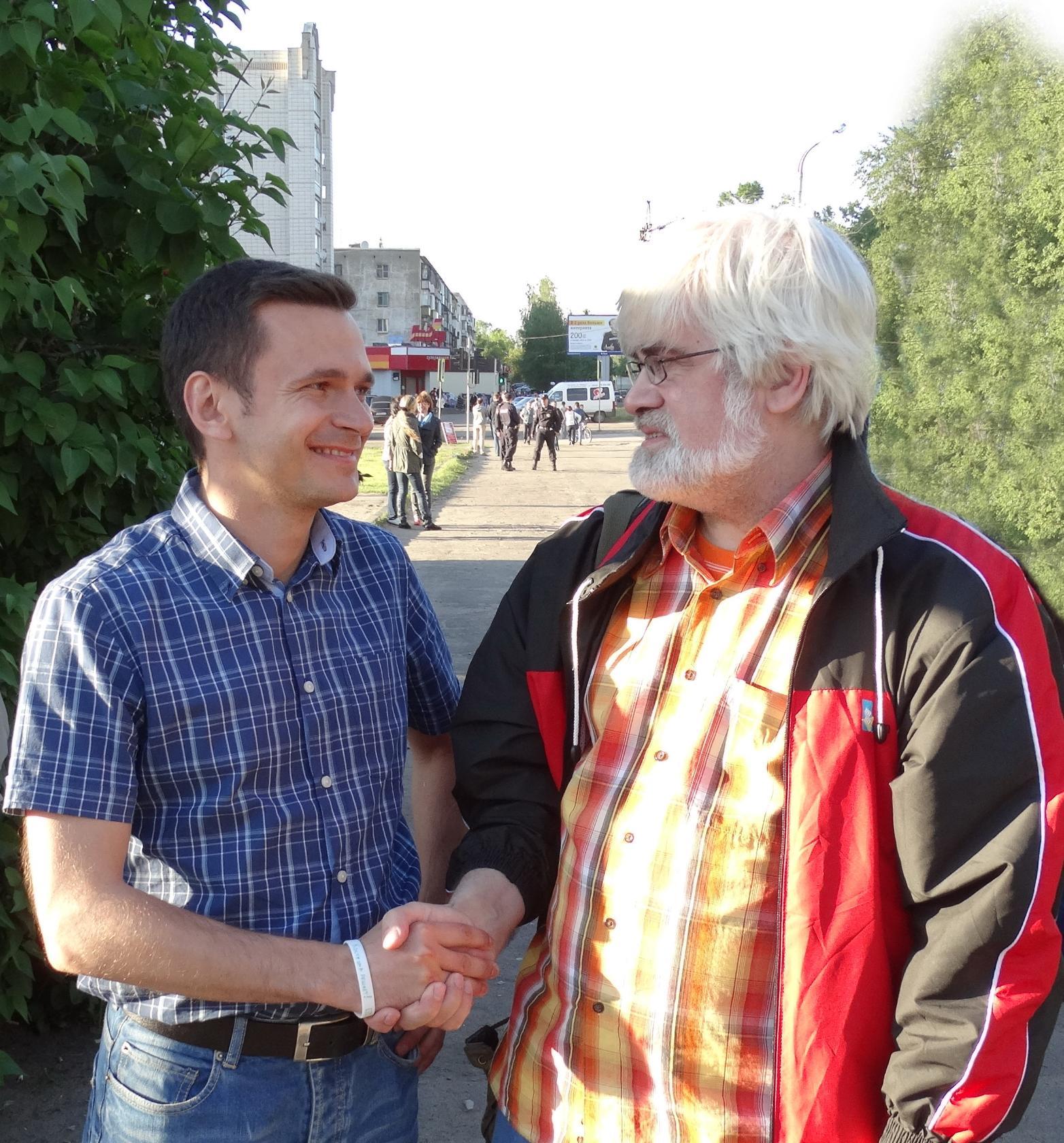 Илья Яшин и Александр Альбертович Апатов
