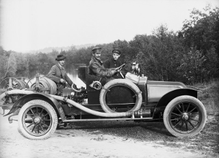  Общество взаимного от огня страхования. Дата съемки 1918 г. Fire engine